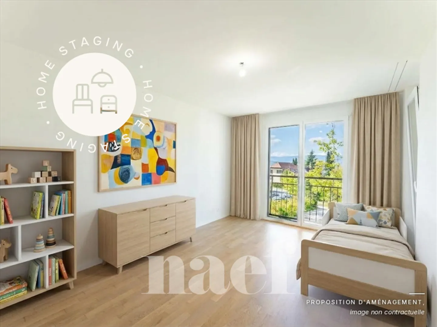 Schöne 4,5-Zimmer-Wohnung im 1. Stock mit 2 Balkonen zu verkaufen in Payerne - Foto 8 von 13