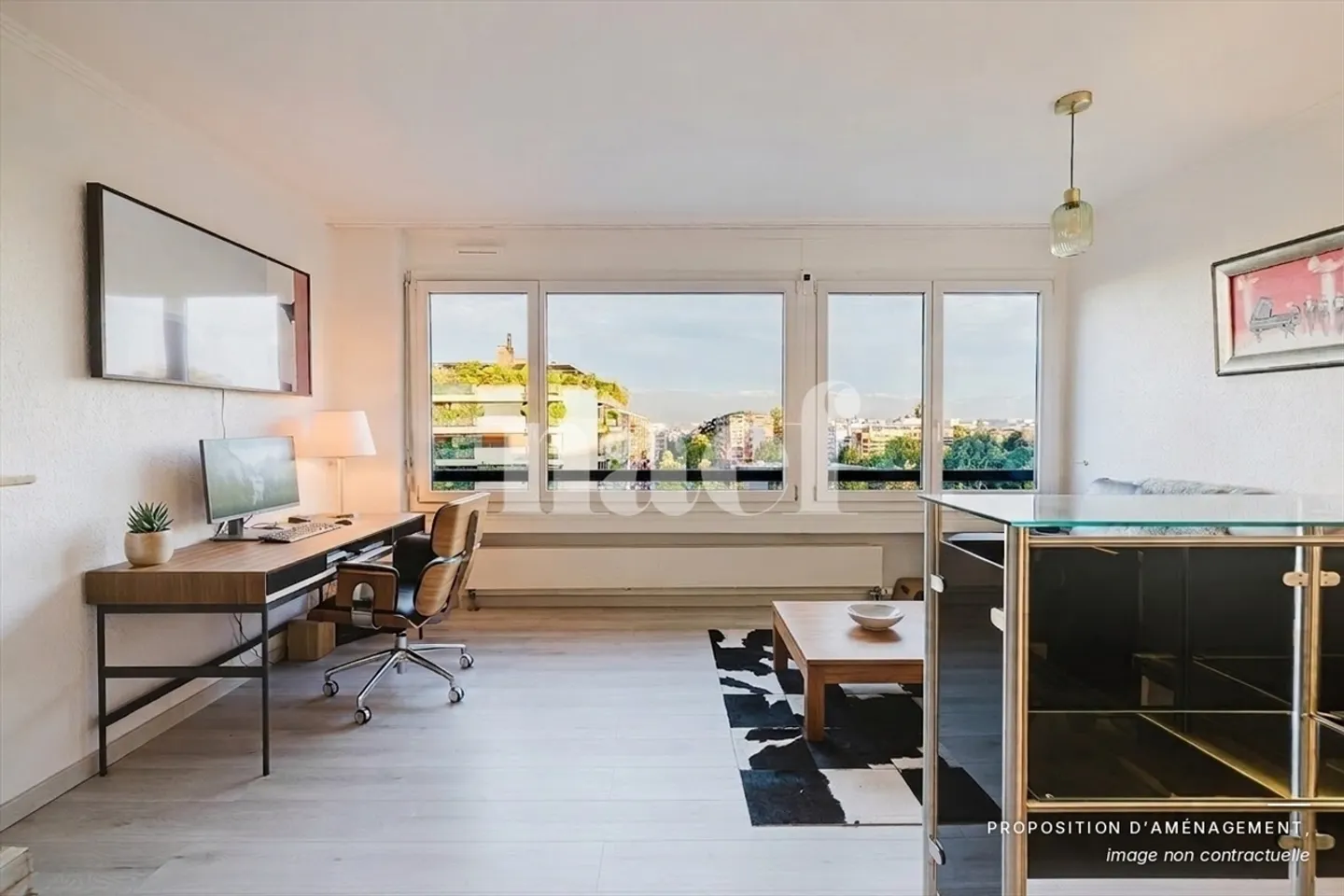 Champel? Charming studio with a view of the Jura - Photo 1 of 8