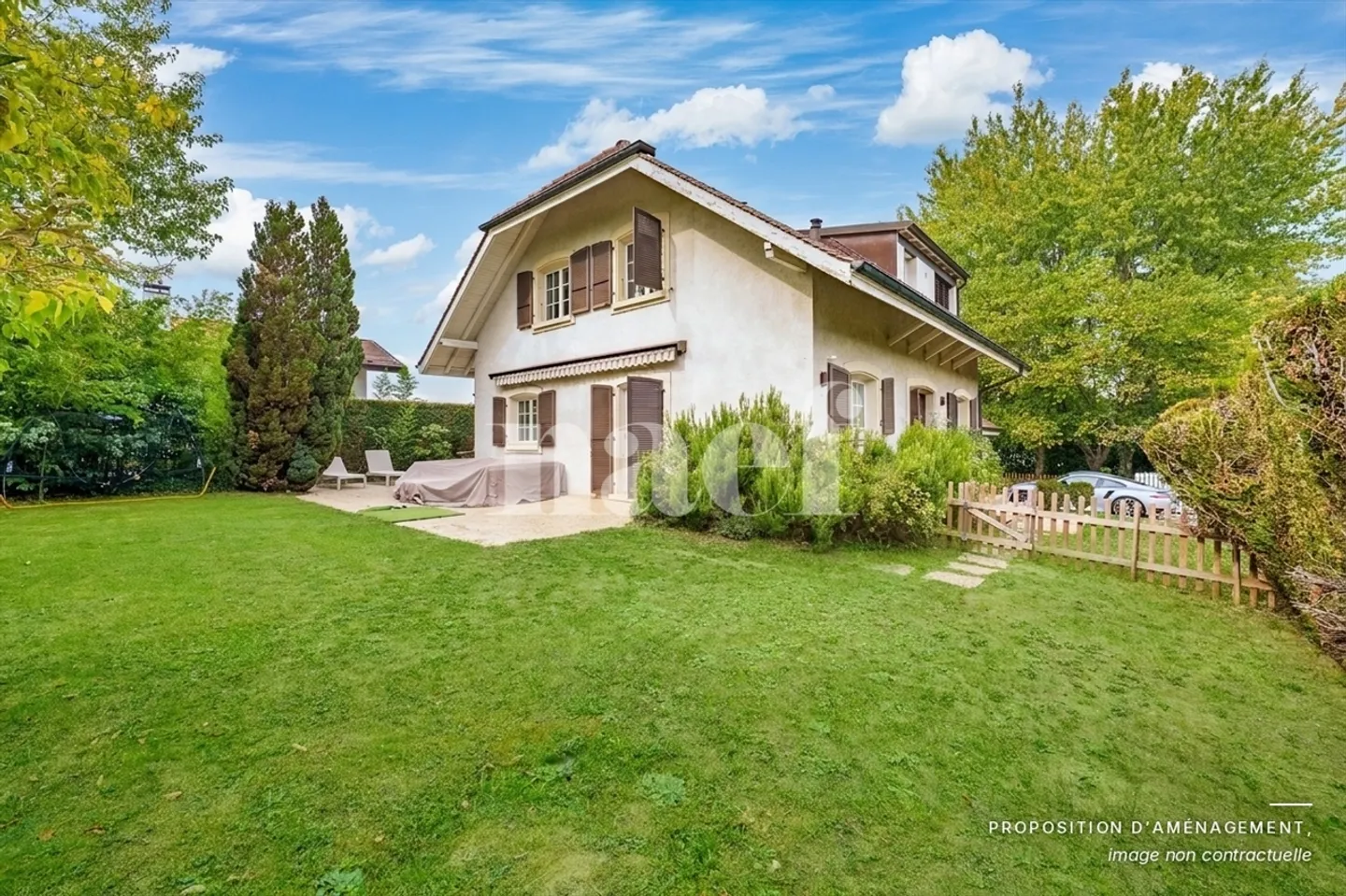 Corsier Einfamilienhaus mit 7 Zimmern auf einem wunderschönen, bewaldeten Grundstück von 1.730 m² - Foto 13 von 13