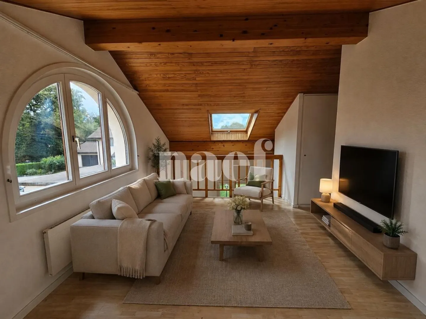 Charmantes Doppelhaus mit 4,5 Zimmern in Aïre mit Garten und Terrasse - Foto 2 von 12