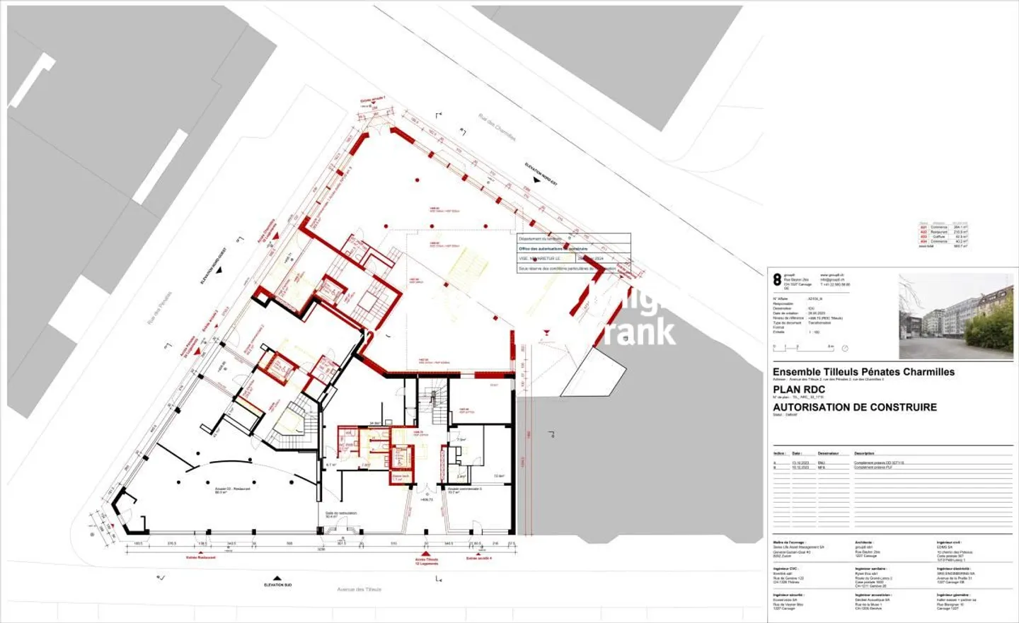 Arco commerciale di circa 260m2 in affitto - Quartiere delle Charmilles, Ginevra - Foto 3 di 4