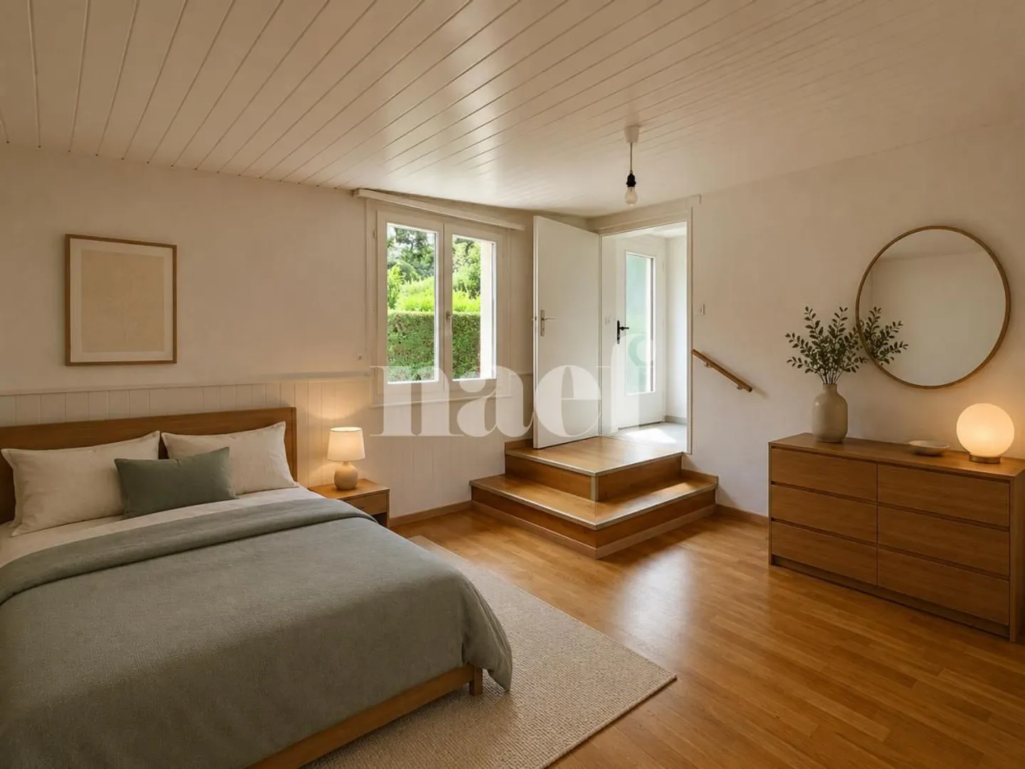 Charmantes Doppelhaus mit 4,5 Zimmern in Aïre mit Garten und Terrasse - Foto 3 von 12