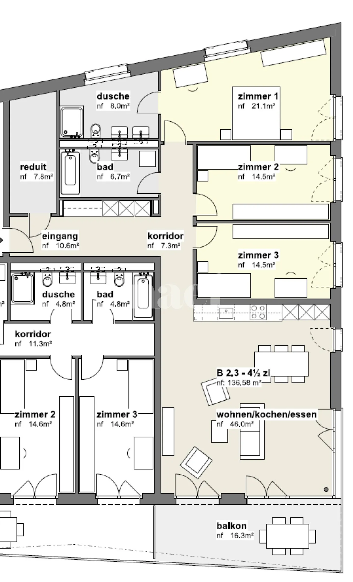 Nuovo appartamento di 4,5 stanze - Foto 7 di 7