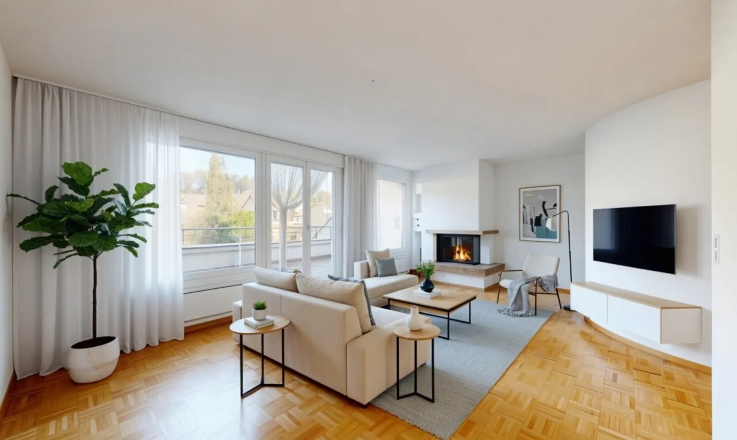 Einfamilienhaus-Feeling in Ebmatingen – Maisonette über drei Etagen - Foto 3 di 11