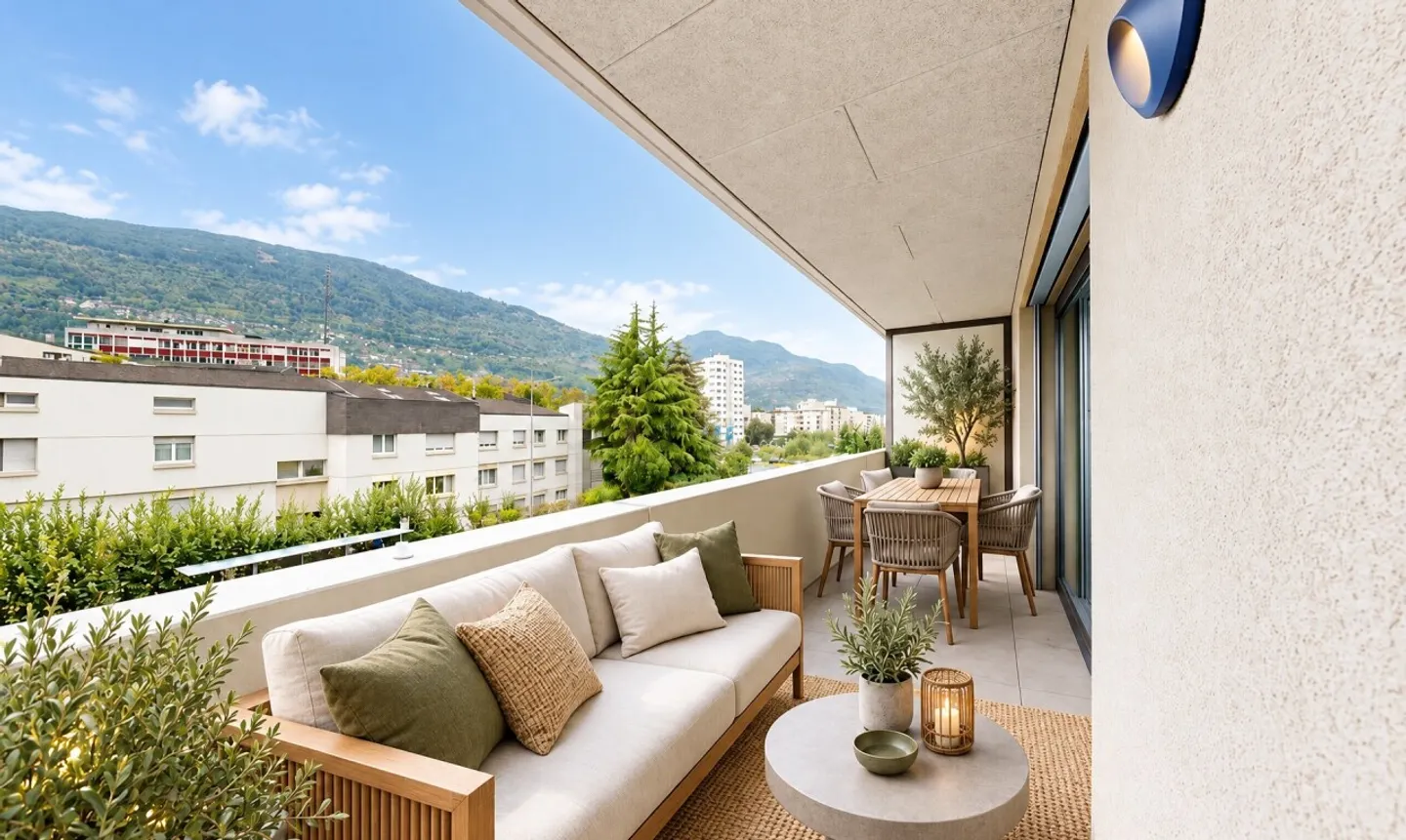 Appartement lumineux avec grand balcon - Photo 1 sur 11