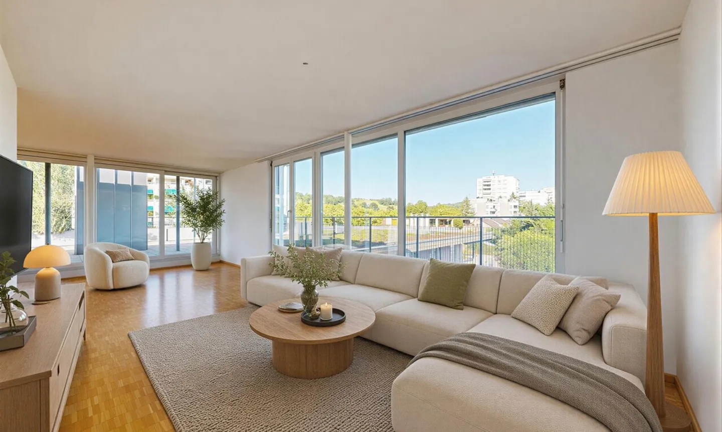 Light-flooded 3.5-room apartment with spacious terrace - Photo 1 of 11