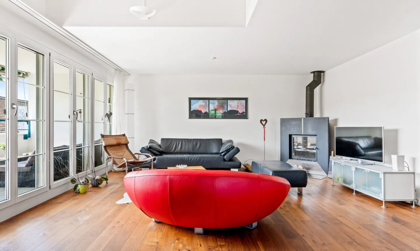 Bright 5.5-room penthouse apartment with a view - Photo 7 of 13