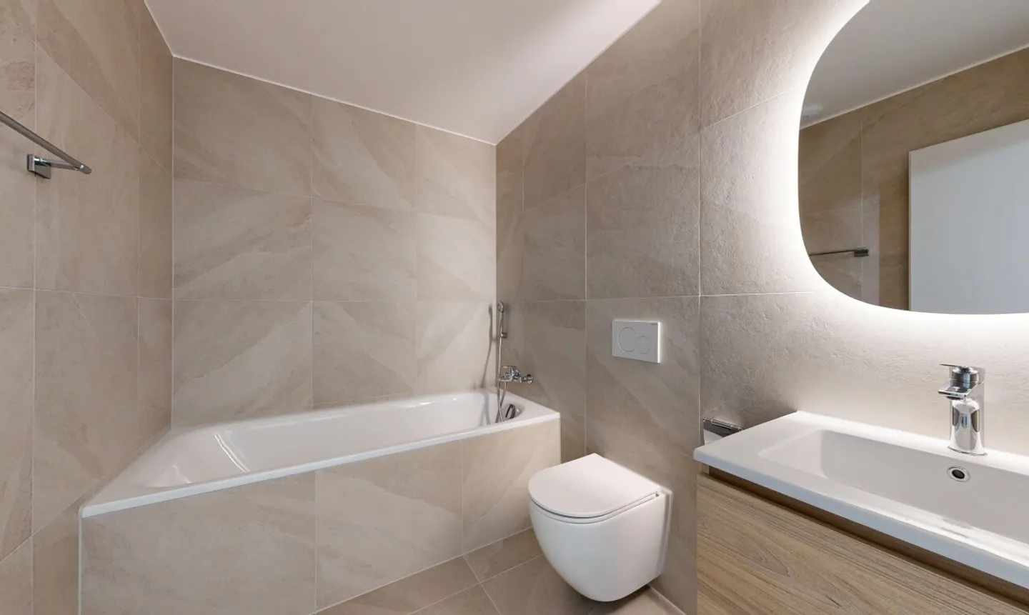 Bioley-Magnoux – 4.5 new rooms on the top floor with covered balcony - Photo 8 of 11