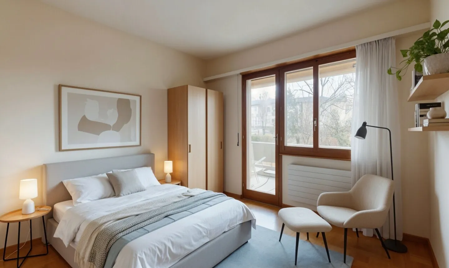 4,5-Zimmer-Wohnung nach Süden mit dominanter Aussicht und grünem Umfeld - Foto 2 von 11