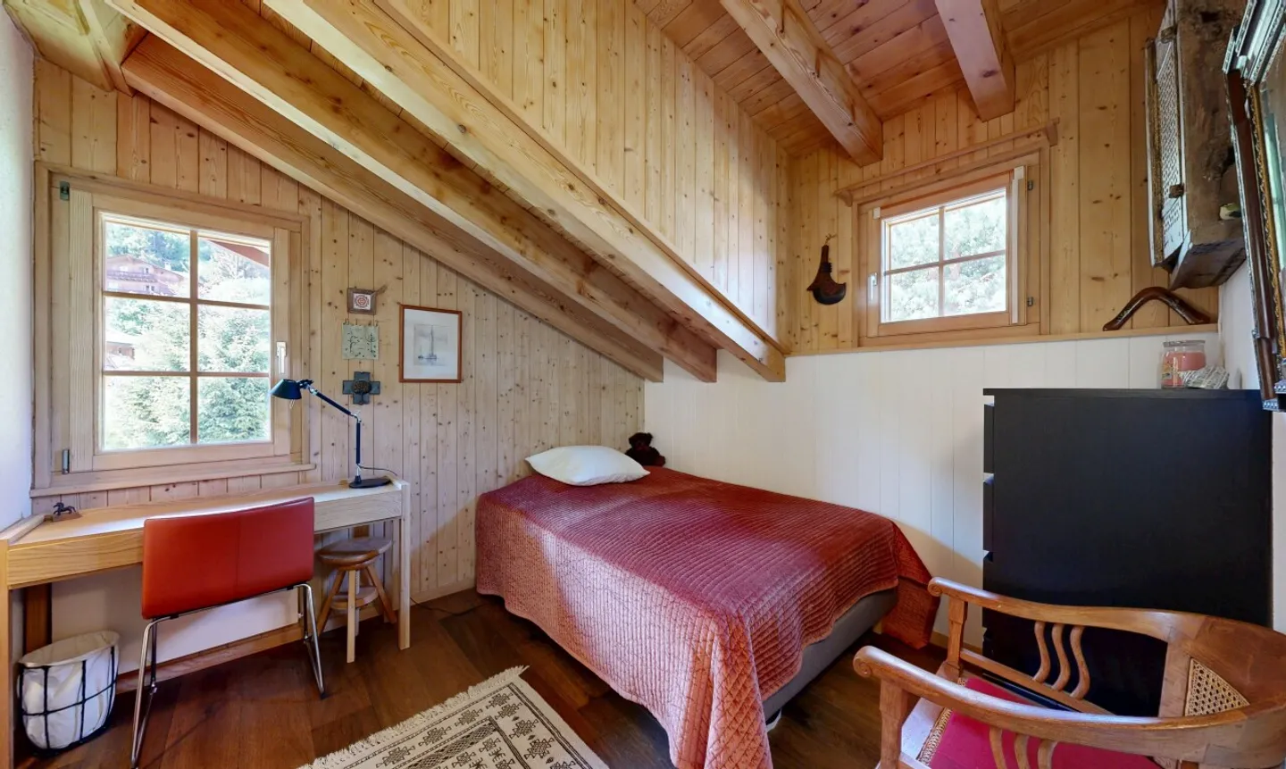 Beautiful apartment with mezzanine and panoramic view – Chesières, Villars - Photo 8 of 11
