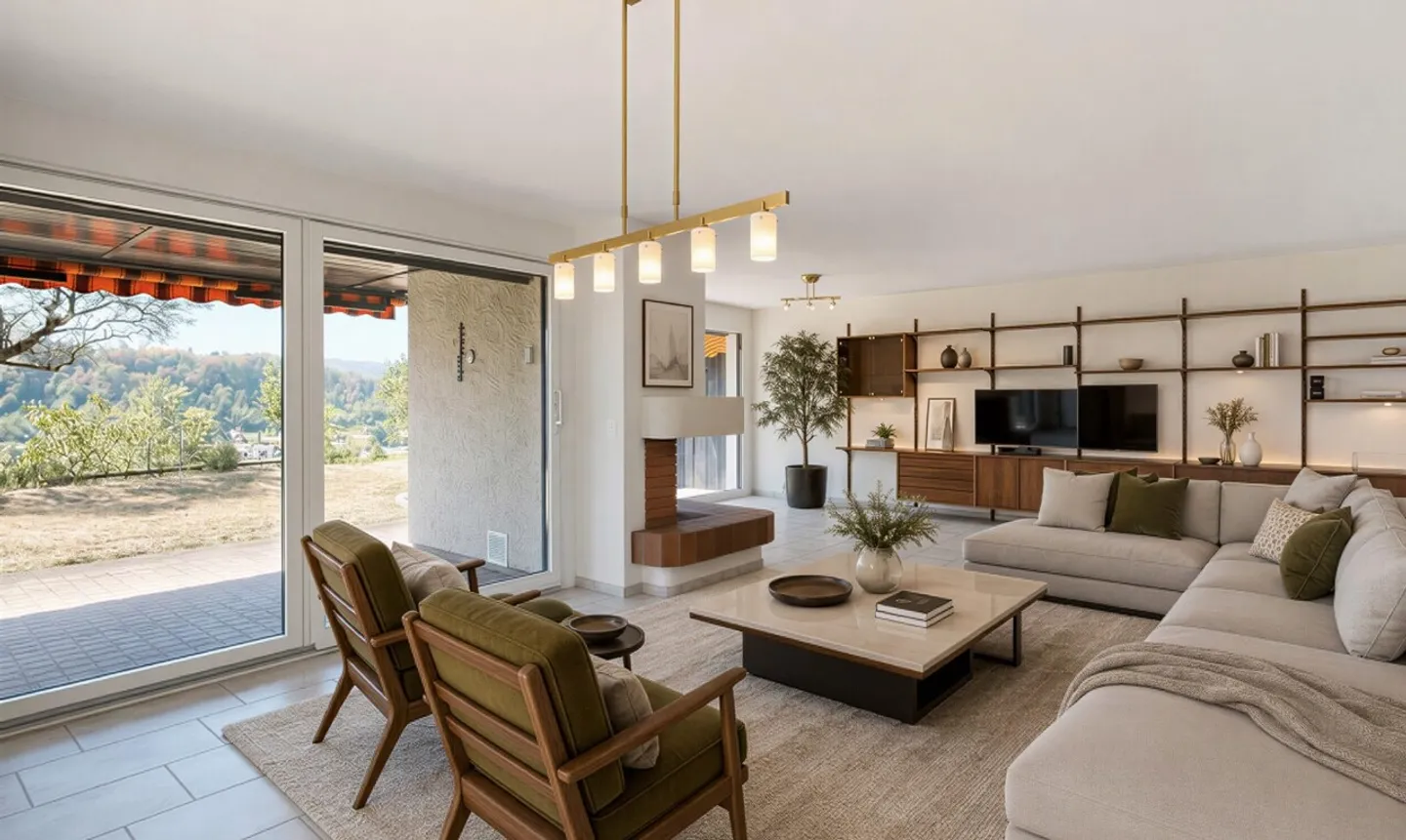 Maison individuelle jumelée avec vue dégagée et jardin spacieux - Photo 4 sur 11