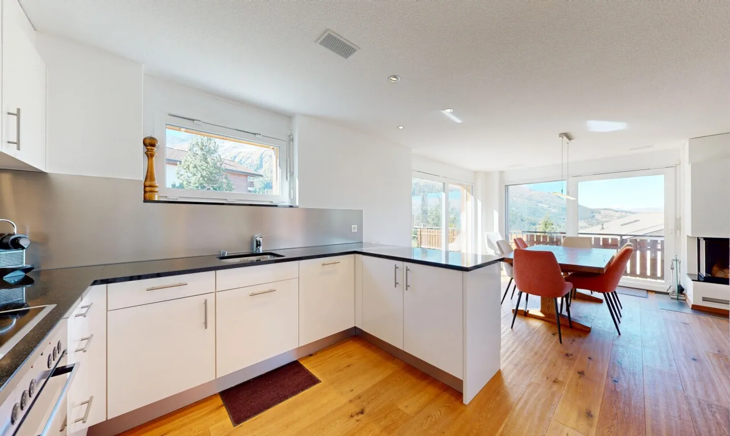 Außergewöhnliches Chalet mit Panoramablick in Bürchen - Foto 10 von 11