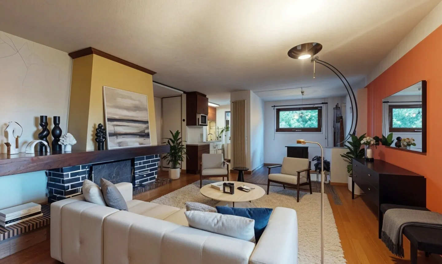 Appartamento 4,5 locali con giardino, vista montagna e garage - Foto 5 di 11