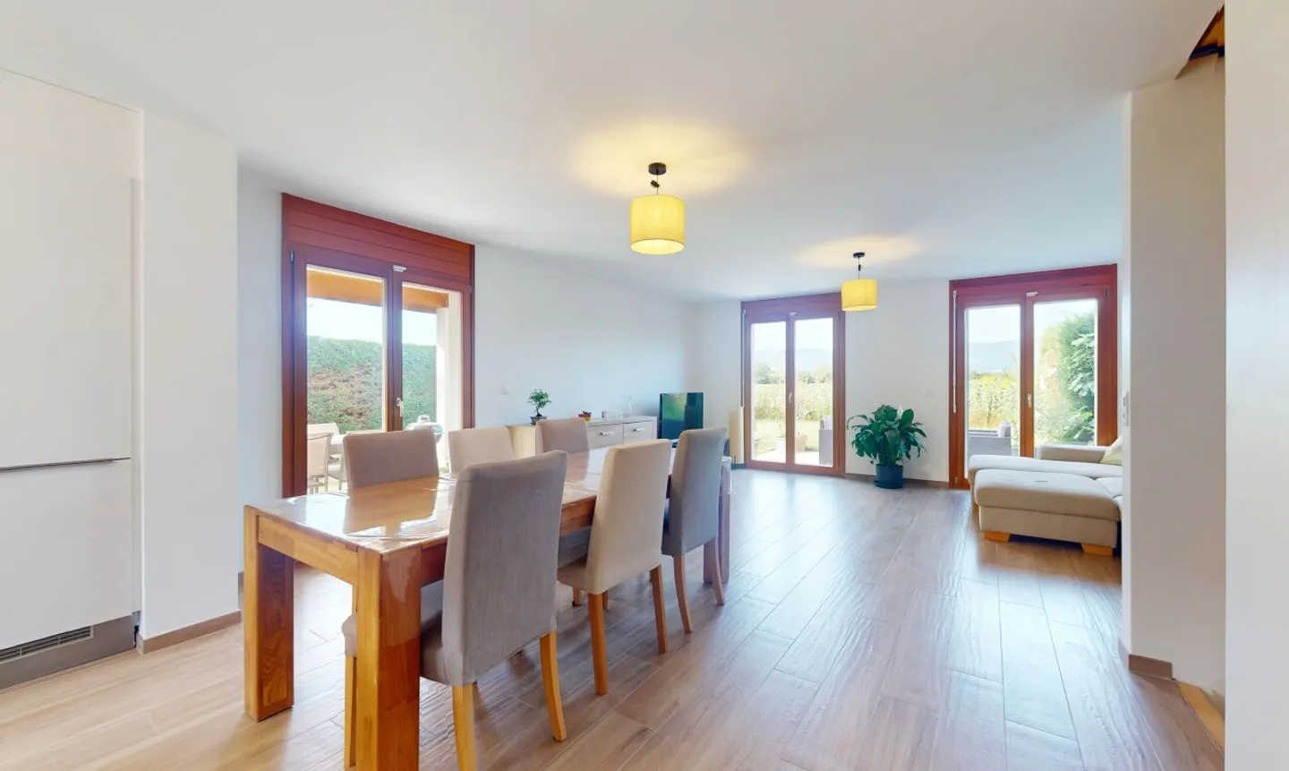 Familienvilla mit 4 Schlafzimmern, 3 Etagen, Natur und Ruhe in Chancy - Foto 11 von 13