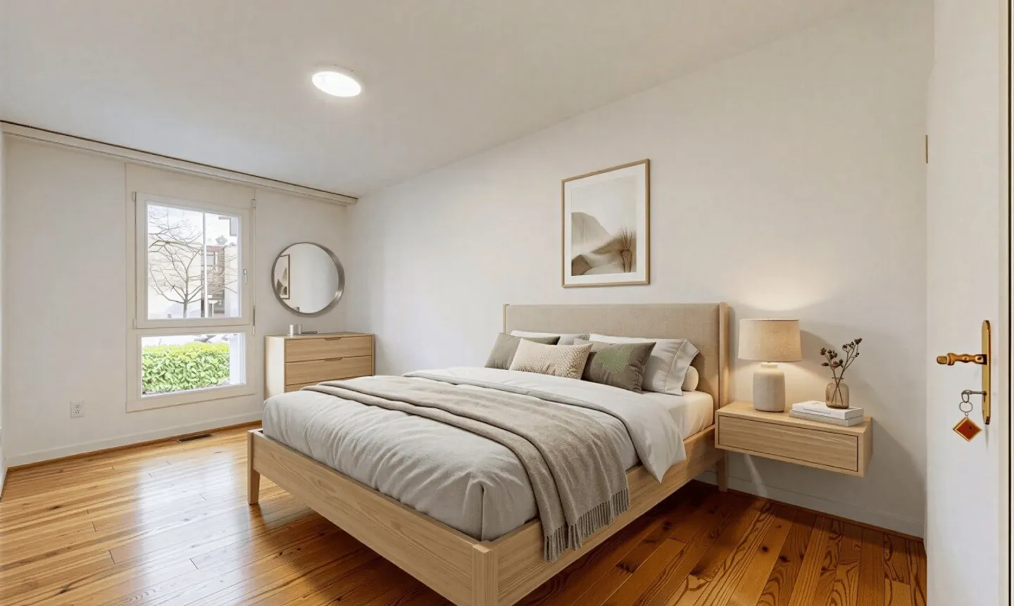 Spacieuse maisonnette de 4.5 pièces avec jardin - Photo 7 sur 11