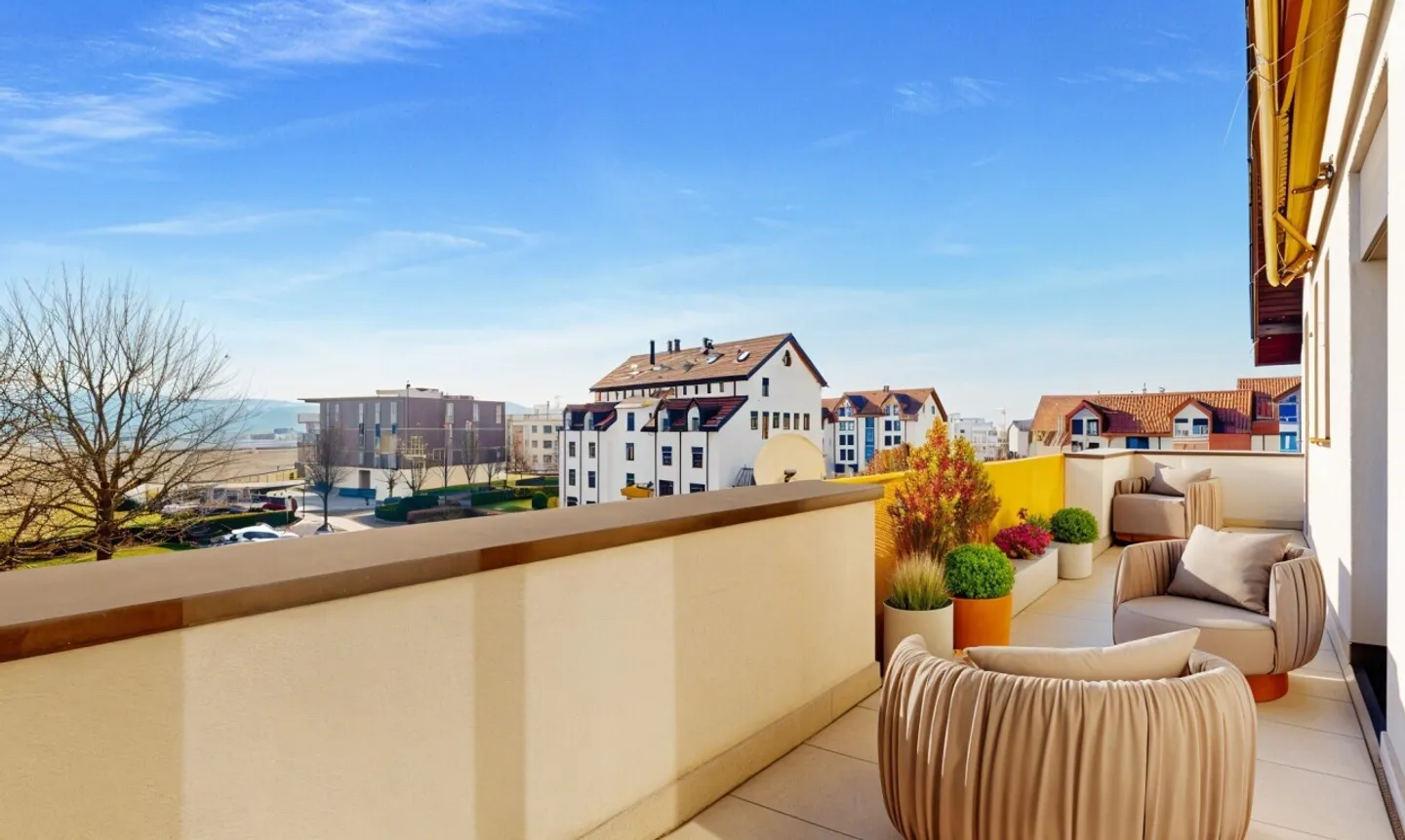 Duplex en attique lumineux avec vue dégagée, sans vis-à-vis - Photo 2 of 11