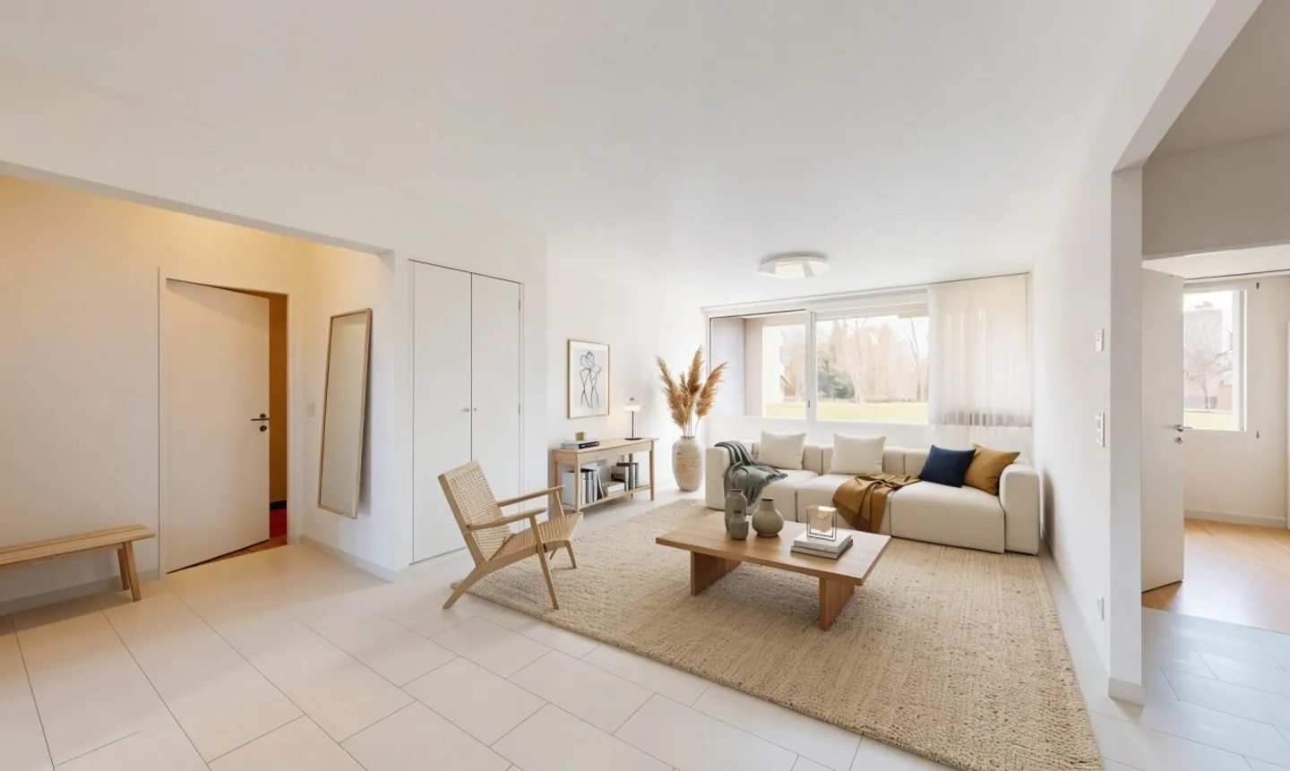 Agréable 3.5 pièces traversant à Estavayer-le-Lac - Foto 2 di 11