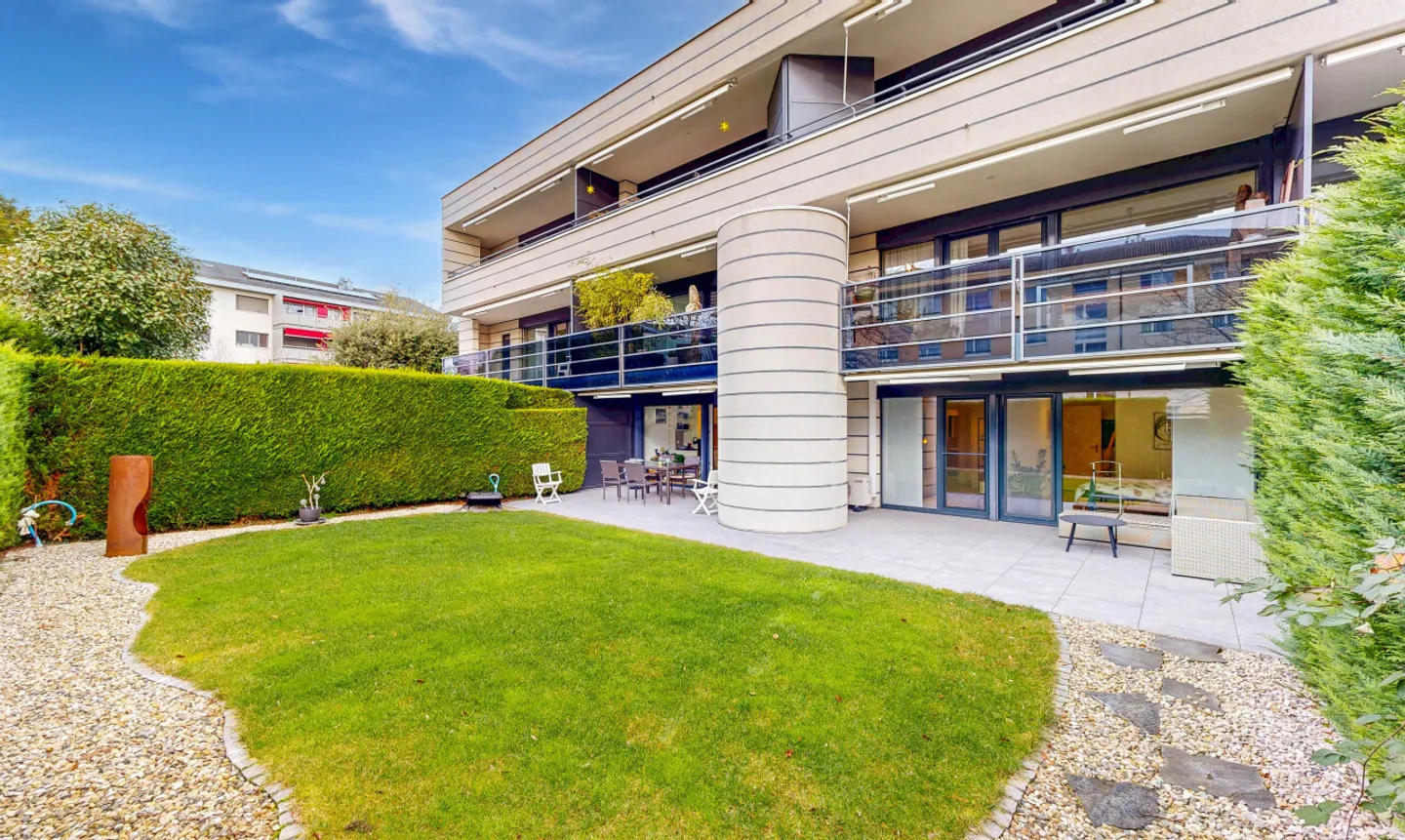 Gartenwohnung mit Terrasse und Garten in Prangins - Foto 3 von 11