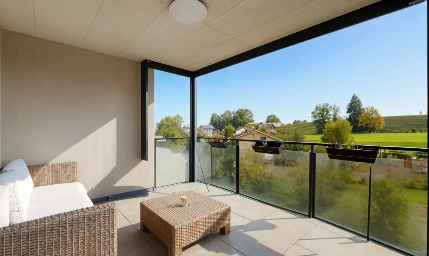 Südseitige Penthouse-Wohnung in ruhiger Lage zwischen Stadt und Land - Foto 3 von 11