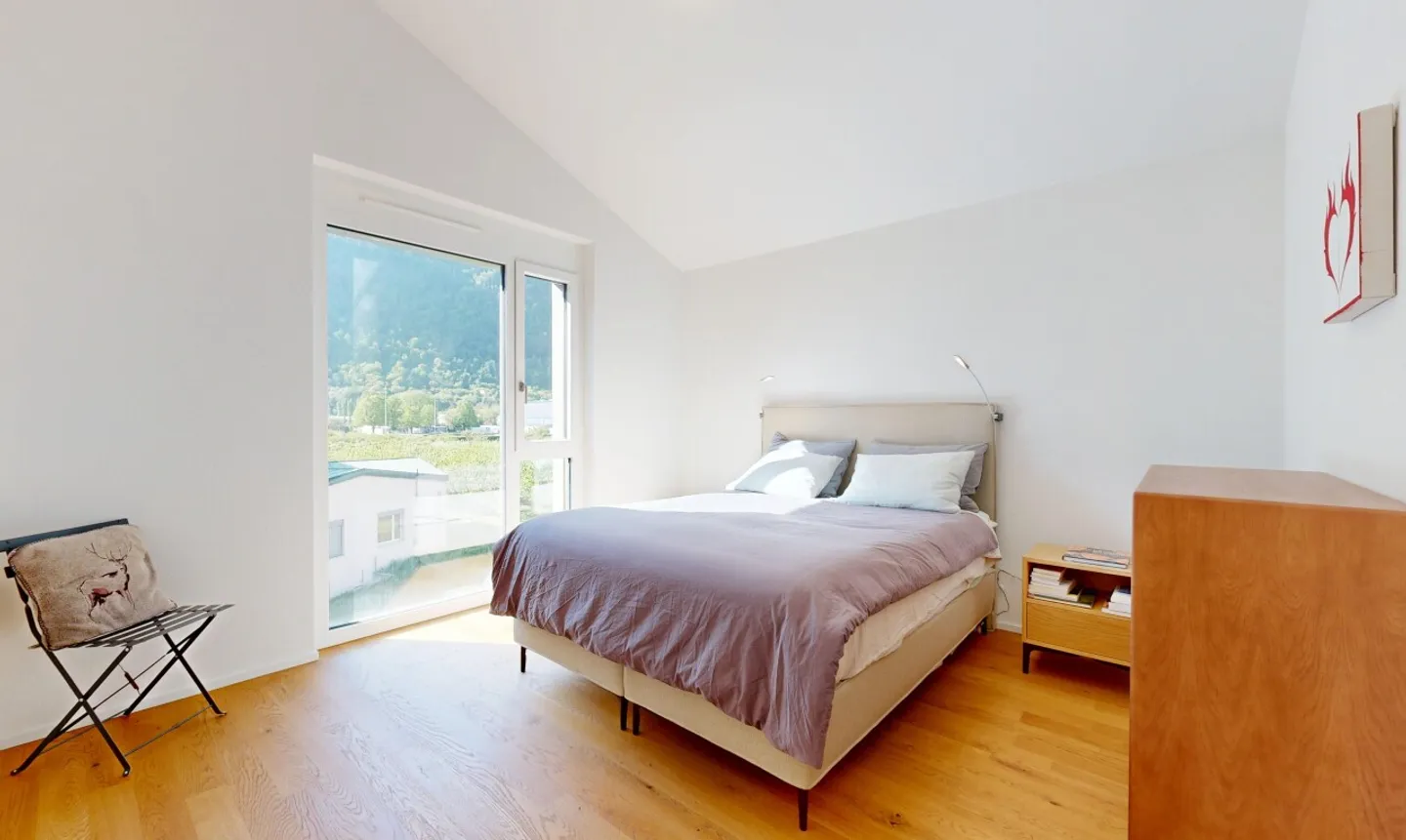 Dachgeschoss 3,5 Zimmer - atemberaubende Aussicht in Martigny - Foto 7 von 11