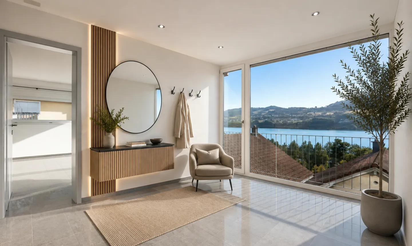 Maison individuelle spacieuse de 6,5 pièces incluant un appartement séparé à Tennwil - Photo 5 sur 11