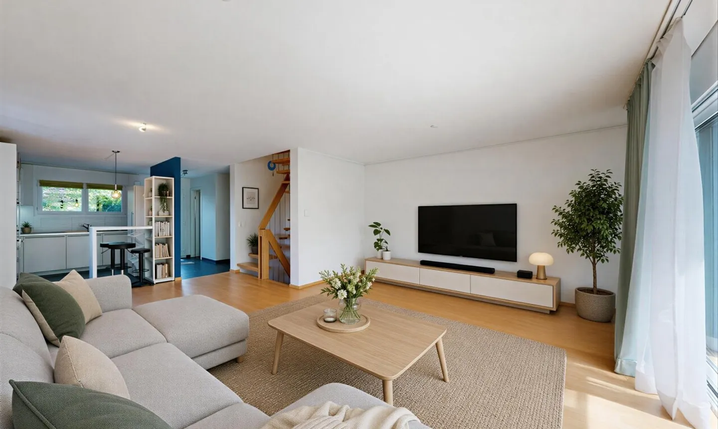 Duplex apartment "like a house" with 4.5 rooms and garden - Photo 2 of 11