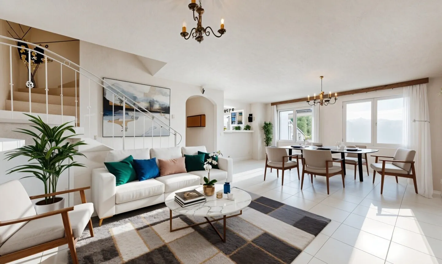 Luminoso duplex a due passi dal centro di Morges - Foto 3 di 13