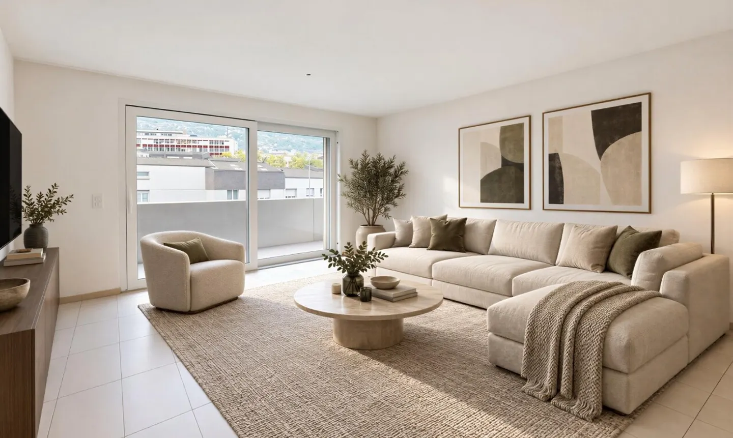 Appartement lumineux avec grand balcon - Photo 3 sur 11