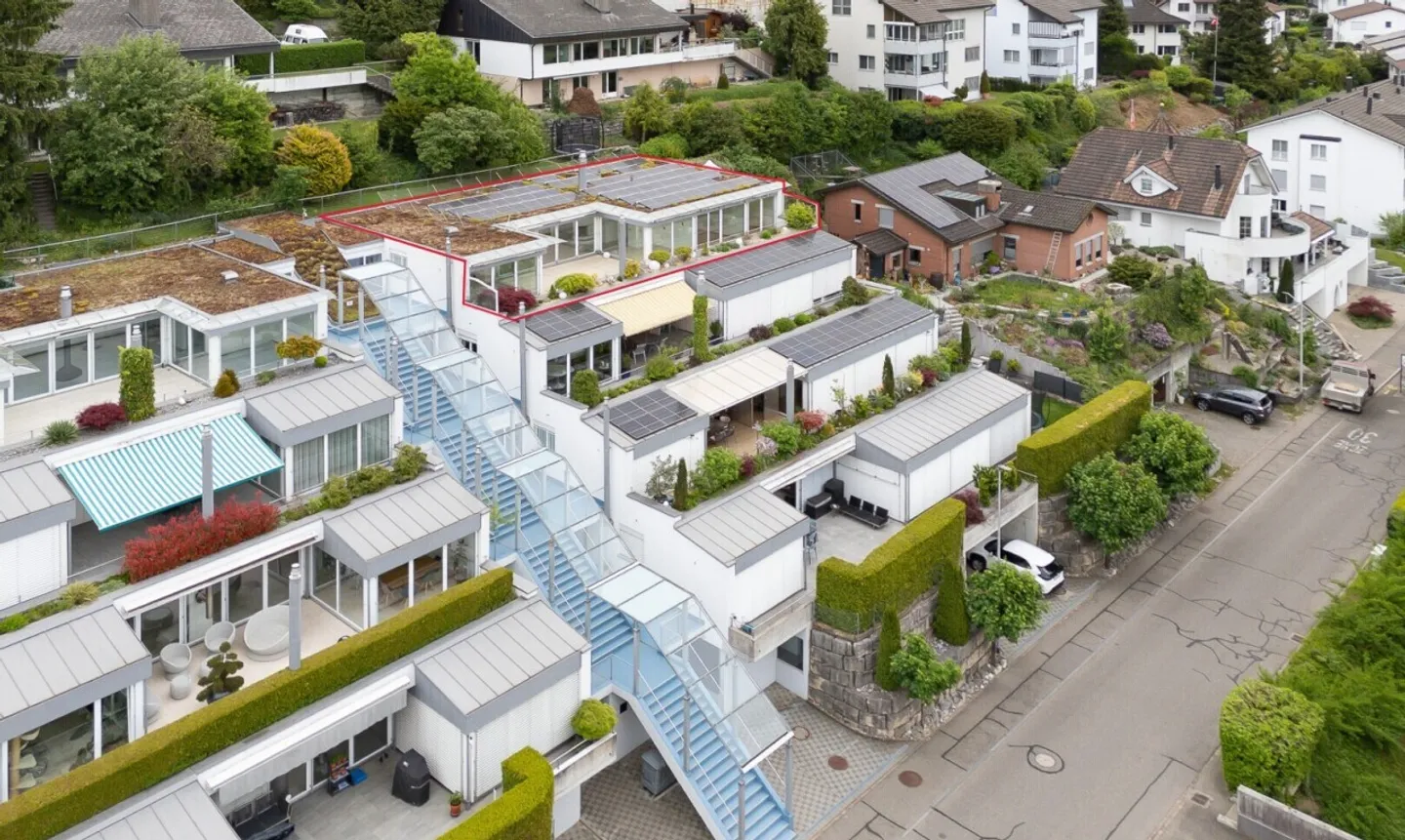Terrassenhaus mit Blick über Bremgarten - Photo 1 sur 11