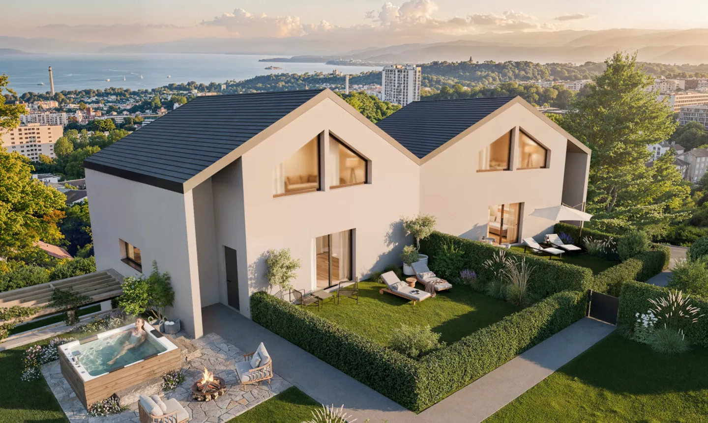 Architektenvilla mit atemberaubendem Seeblick – Genehmigung in Kraft - Foto 3 von 9