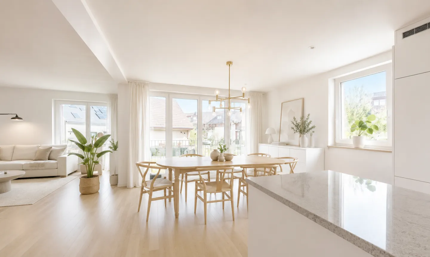Appartement élégant de 3,5 pièces avec balcon dans un développement MINERGIE - Photo 7 sur 11