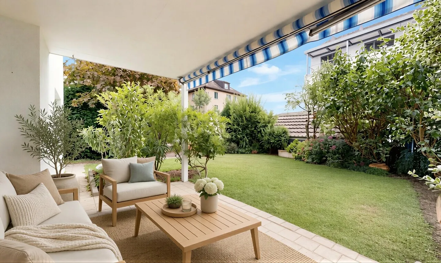 Vivre dans le paradis du jardin – 4,5 pièces dans un emplacement attrayant - Photo 1 sur 11