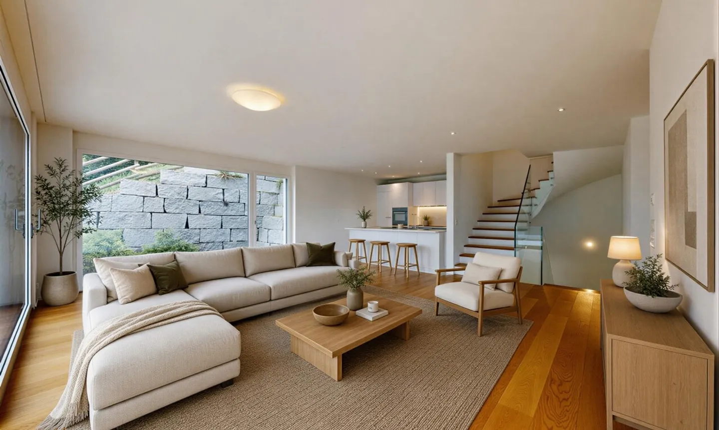 Casa bifamiliare moderna con ampia vista e grande terrazza - Foto 4 di 11