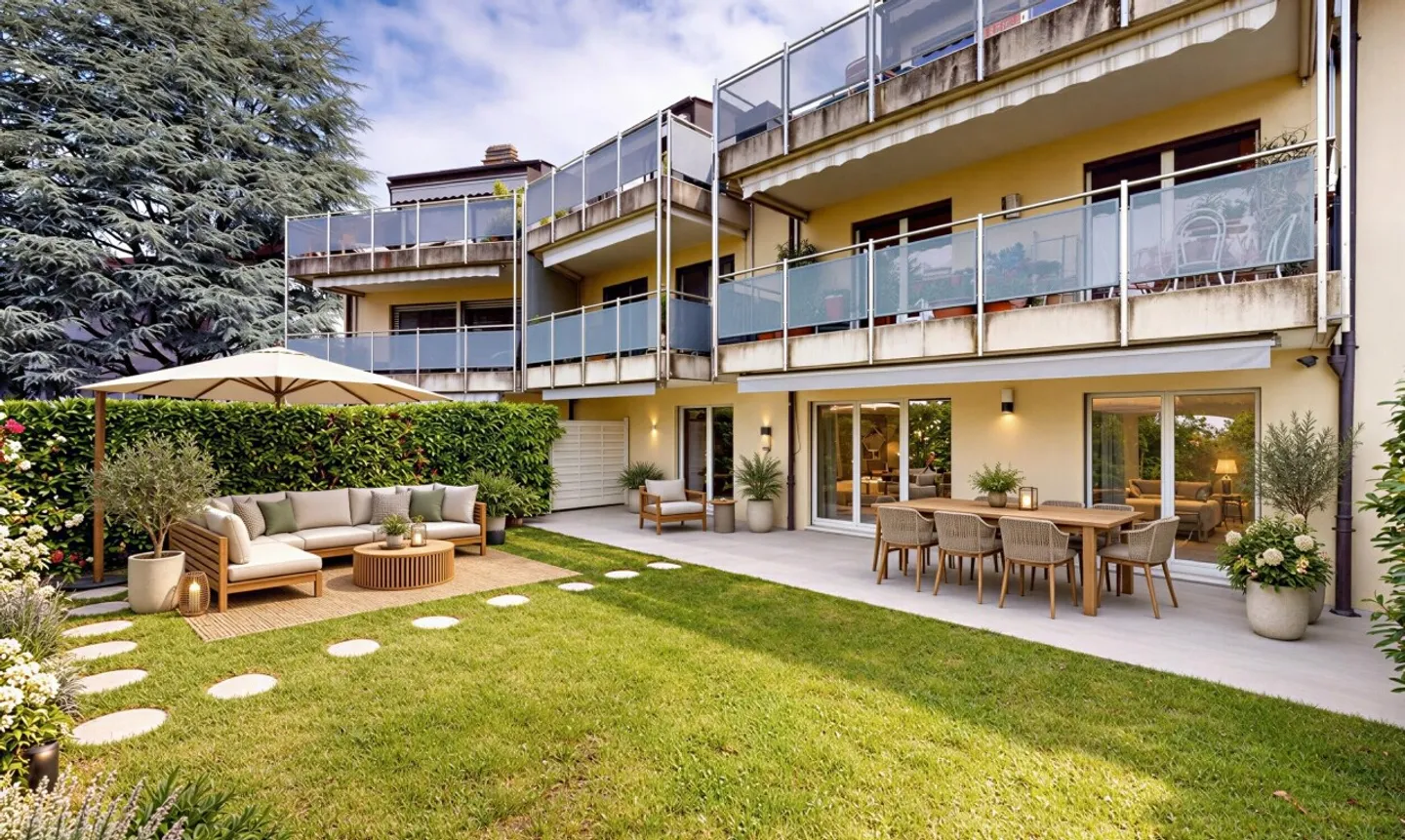 Garden-level 5.5 rooms in Morges, renovated, private garden - Photo 1 of 11