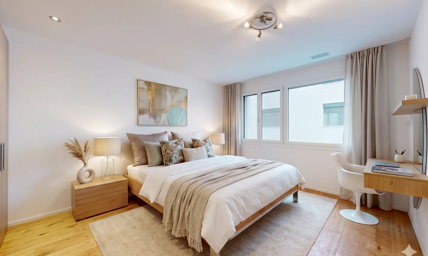 Moderne Wohnung mit grossem Balkon - Foto 8 von 11