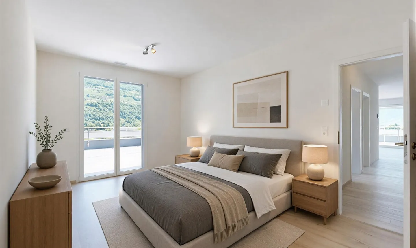 Exceptional penthouse with large terrace in Sion - Photo 5 of 11
