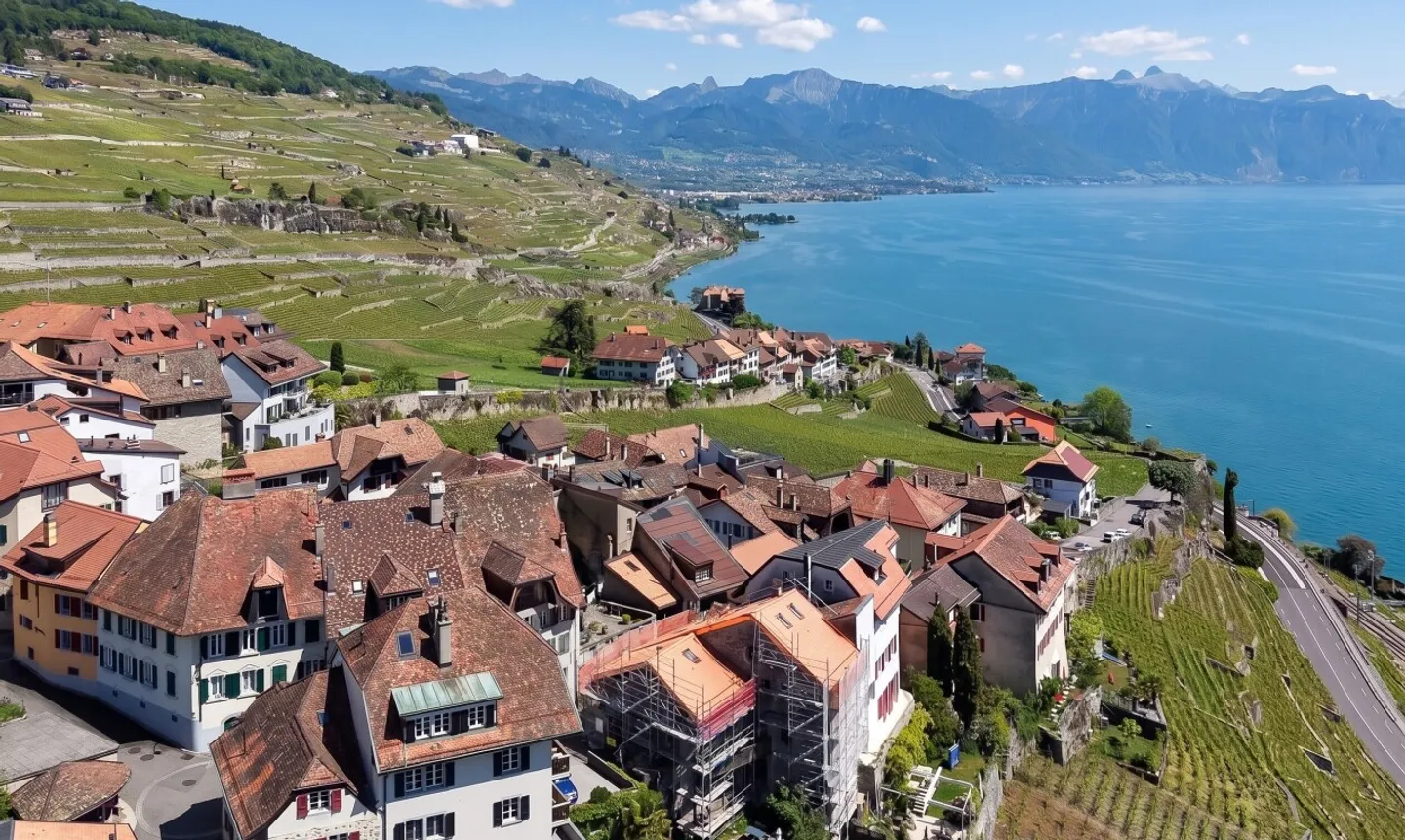 Renovated 17th Century Winegrower's House – Lake &amp; Alps View in the Heart of Rivaz - Photo 1 of 11