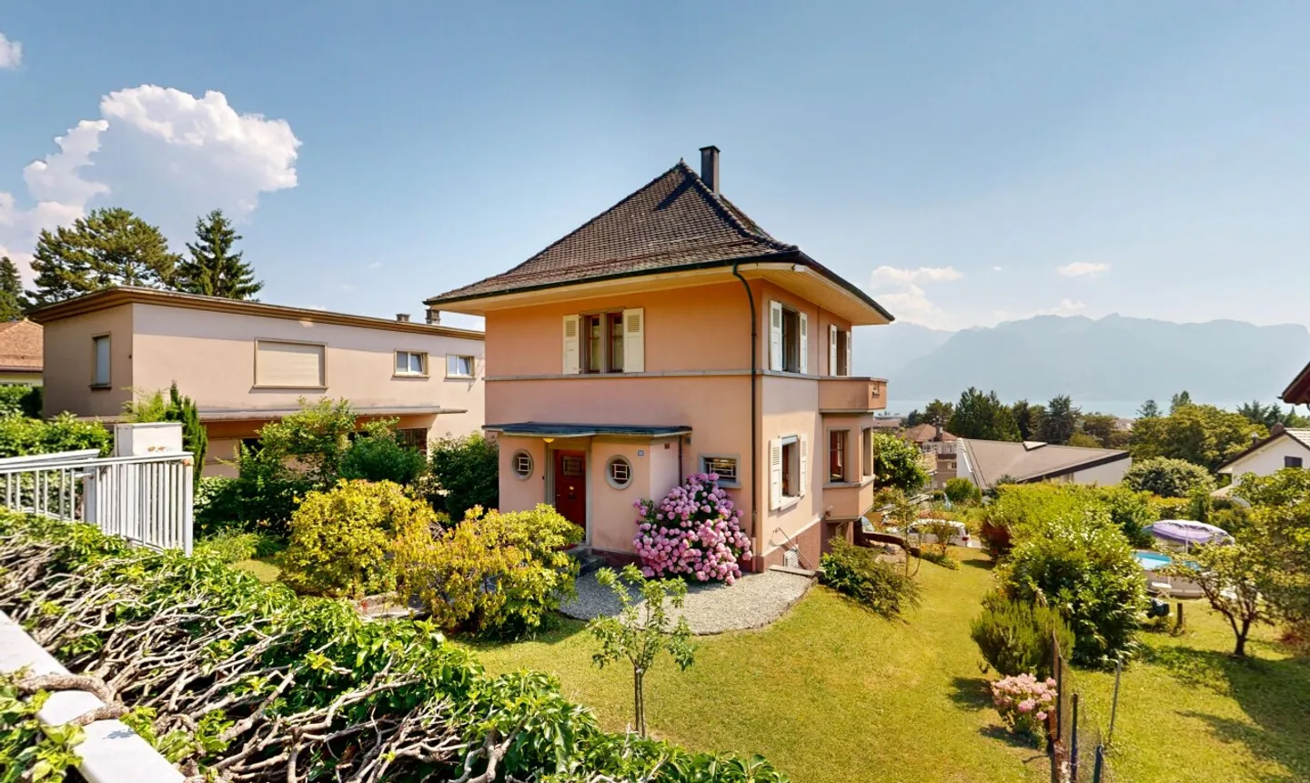 Vevey | Art Deco Villa mit Garten und Alpenblick - Foto 1 von 11