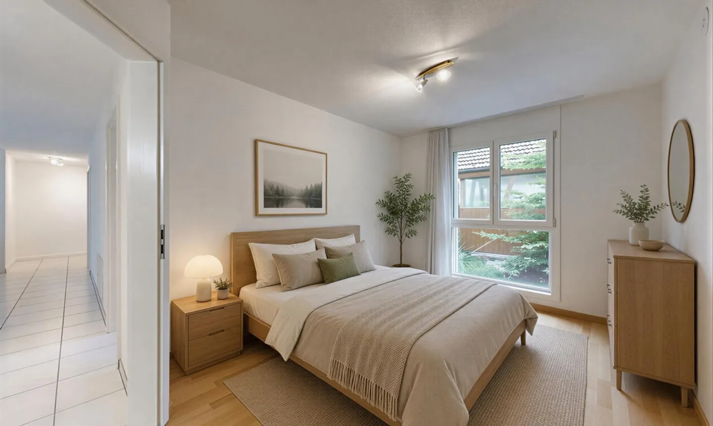 Appartement familial de 4,5 pièces avec jardin - Photo 3 sur 11