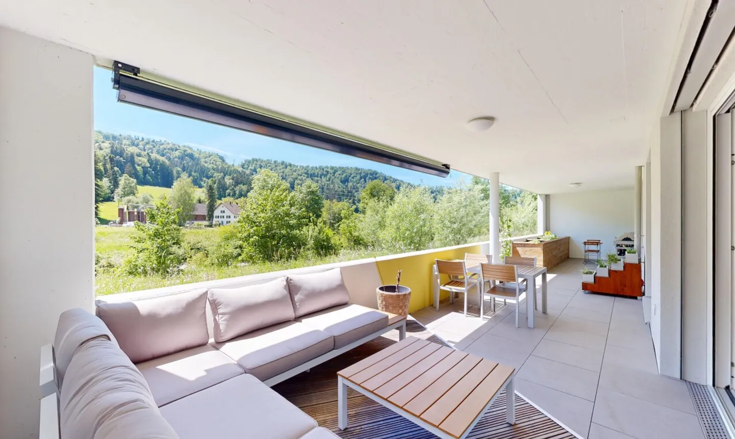 Moderne 4.5 Zimmer Wohnung mit Aussicht ins Grüne - Photo 1 of 11