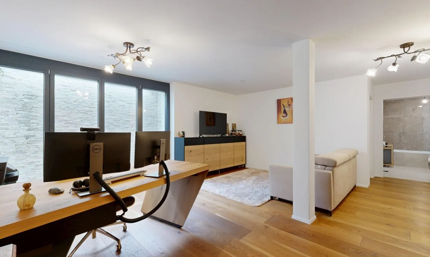 Elegant 3.5-room garden apartment on two floors - Photo 10 of 11