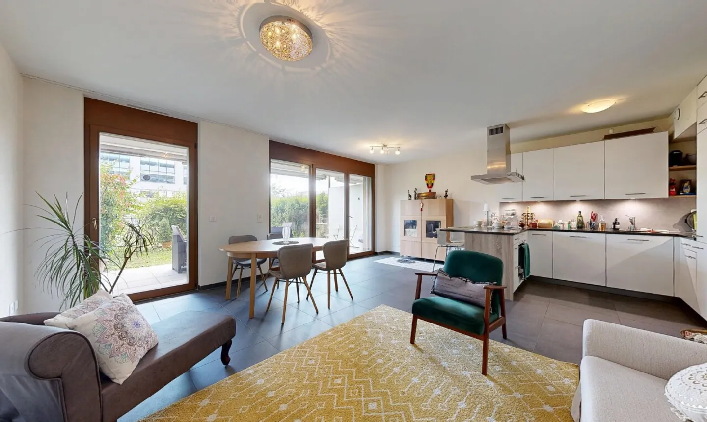 3 rooms recent and bright in the heart of Grand-Saconnex - Photo 3 of 11