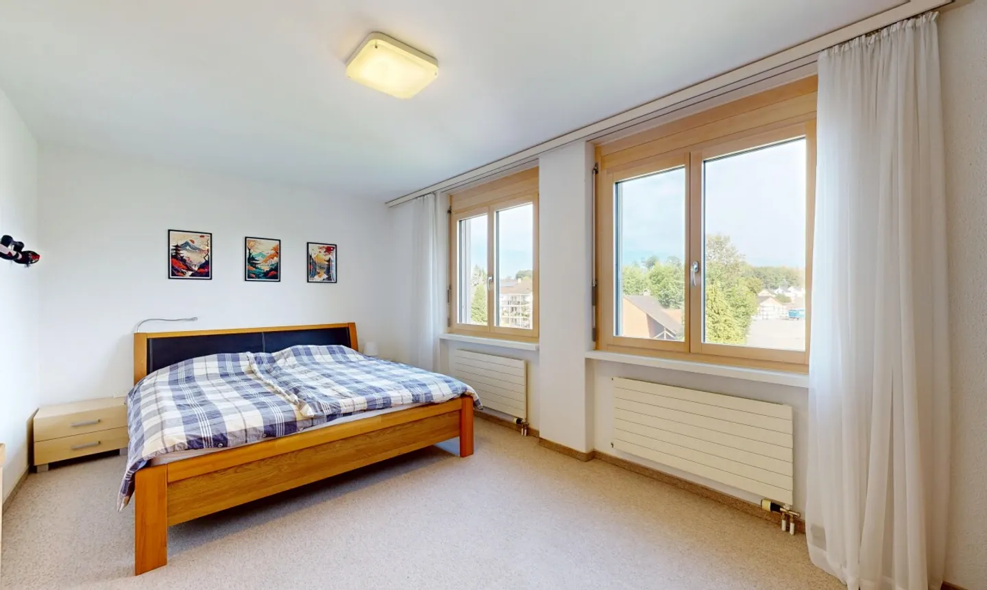 Schöne 6,5-Zimmer-Maisonette-Dachwohnung mit Terrassen und Aussicht - Foto 9 di 11
