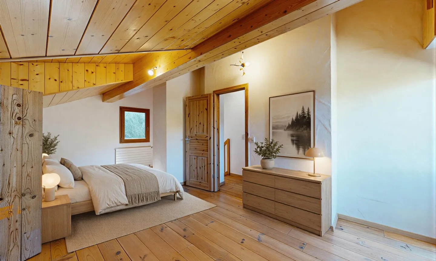 A 3 minuti da Nendaz – Chalet ristrutturato con fascino e vista sulle Alpi - Foto 9 di 11