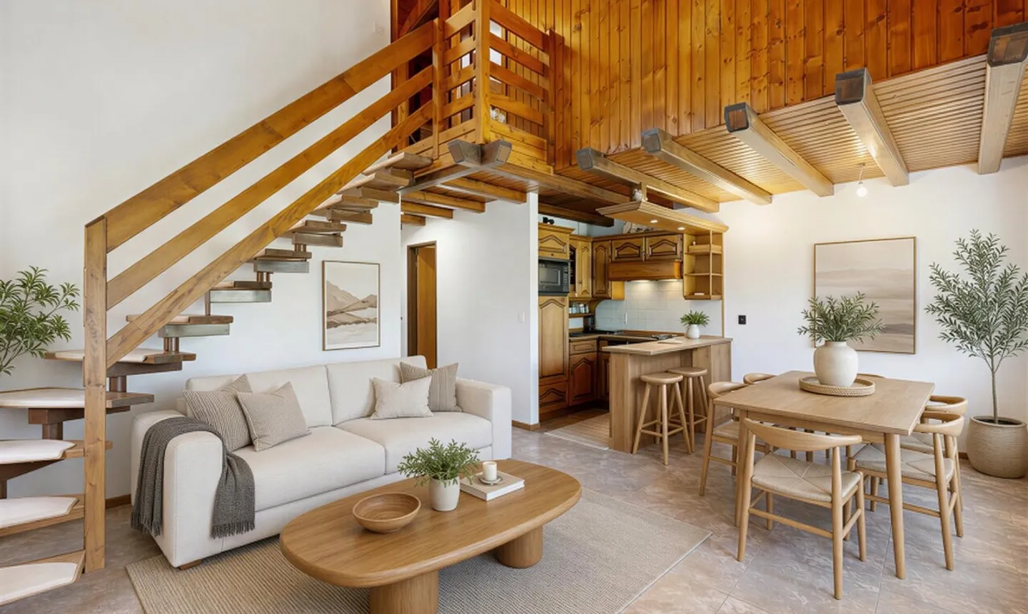 Charmante 2,5-Zimmer-Duplexwohnung in einer Zweitwohnung in Lax (Wallis) - Foto 4 von 11