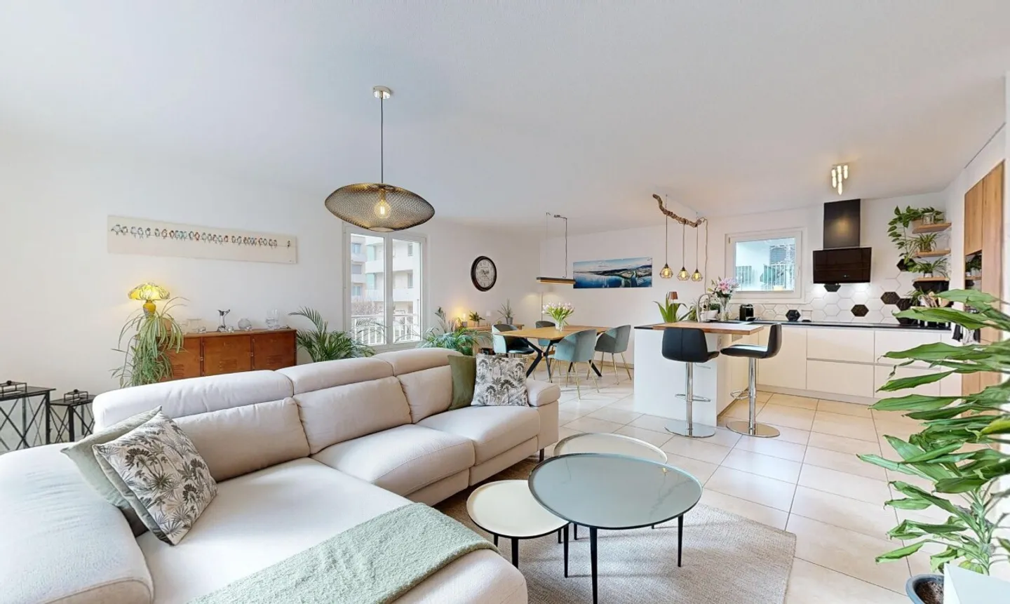 Corcelles: Superbo appartamento di 112 m² in un contesto verde - Foto 2 di 11