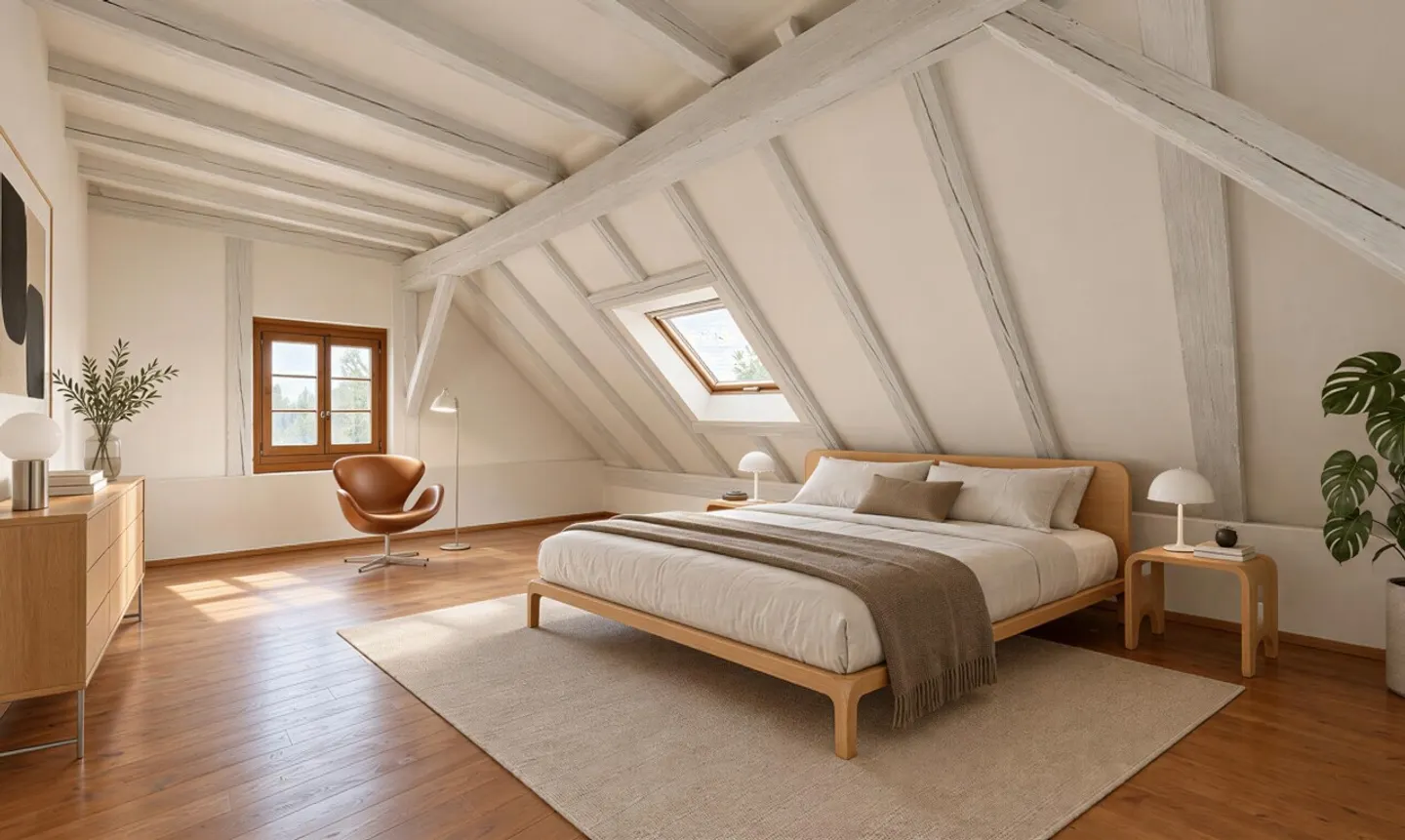 CHARMANTER DUPLEX MIT GROSSEN ENTWICKLUNGSMÖGLICHKEITEN IN SOTTENS 5.5p - Foto 7 von 13