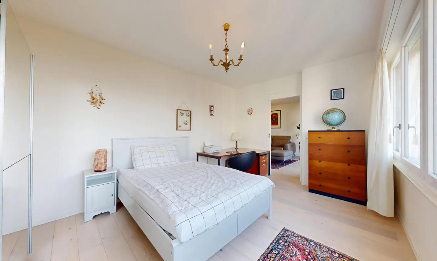 Schöne renovierte 4,5-Zimmer-Wohnung mit Seeblick in Lausanne - Foto 9 von 11