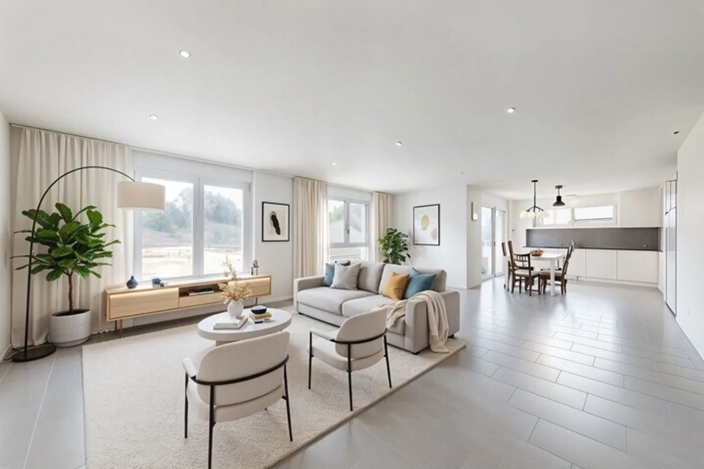 Südseitige Penthouse-Wohnung in ruhiger Lage zwischen Stadt und Land - Foto 7 von 11