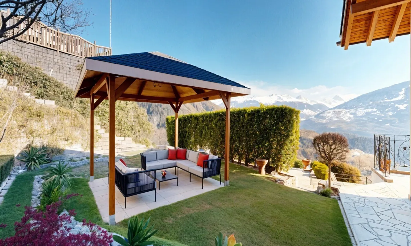Villa indipendente - vista mozzafiato e studio indipendente a Daillon - Foto 3 di 11